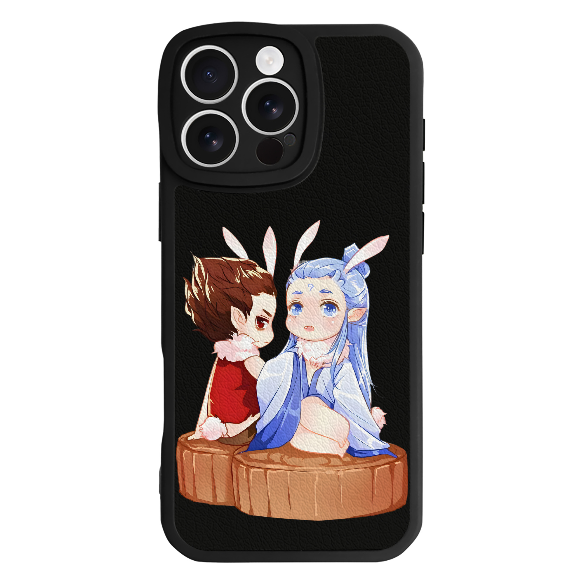 （画像用） Ne Zha 2 ナタ 魔童の大暴れ 【iPhone 16シリーズ対応】シリコンスマホケース（レザー調） 材質：シリコン